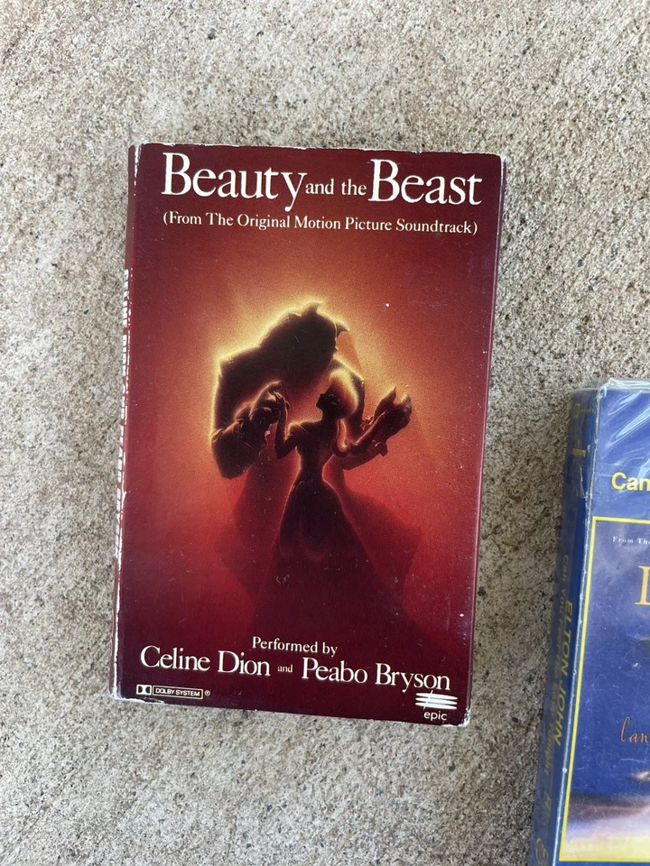 Vintage Disney Cassette Tape Singles The Lion King Beauty And The Beast Elton  - Image 2 of 4