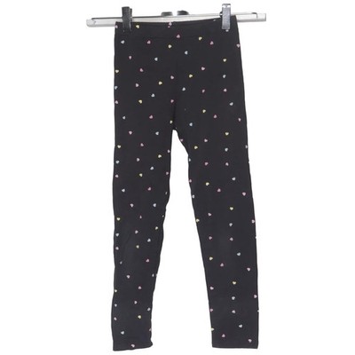 H&M, Leggings, Größe: 128, Grau/Weiß, Baumwolle/Elasthan, Gepunktet #Dhg