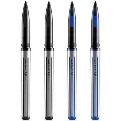 AIR Nice Roller Pen - 0.7mm Medium Rollerball - 4 Pack - 2 x Black, 2 x Blue ...