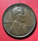 1931D US LINCOLN CENT! "Denver" Mint! AU Details! Old US Coin!