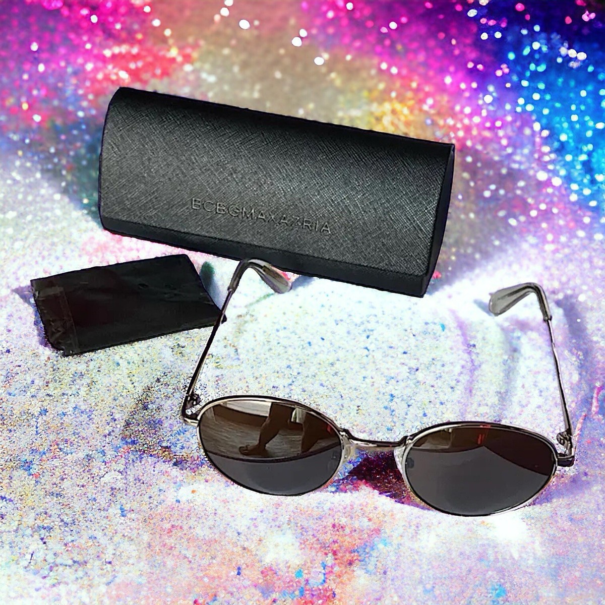 BCBG Max Azria Round Sunglasses Sunglasses round shape designer sunglasses | Mercari main image 4