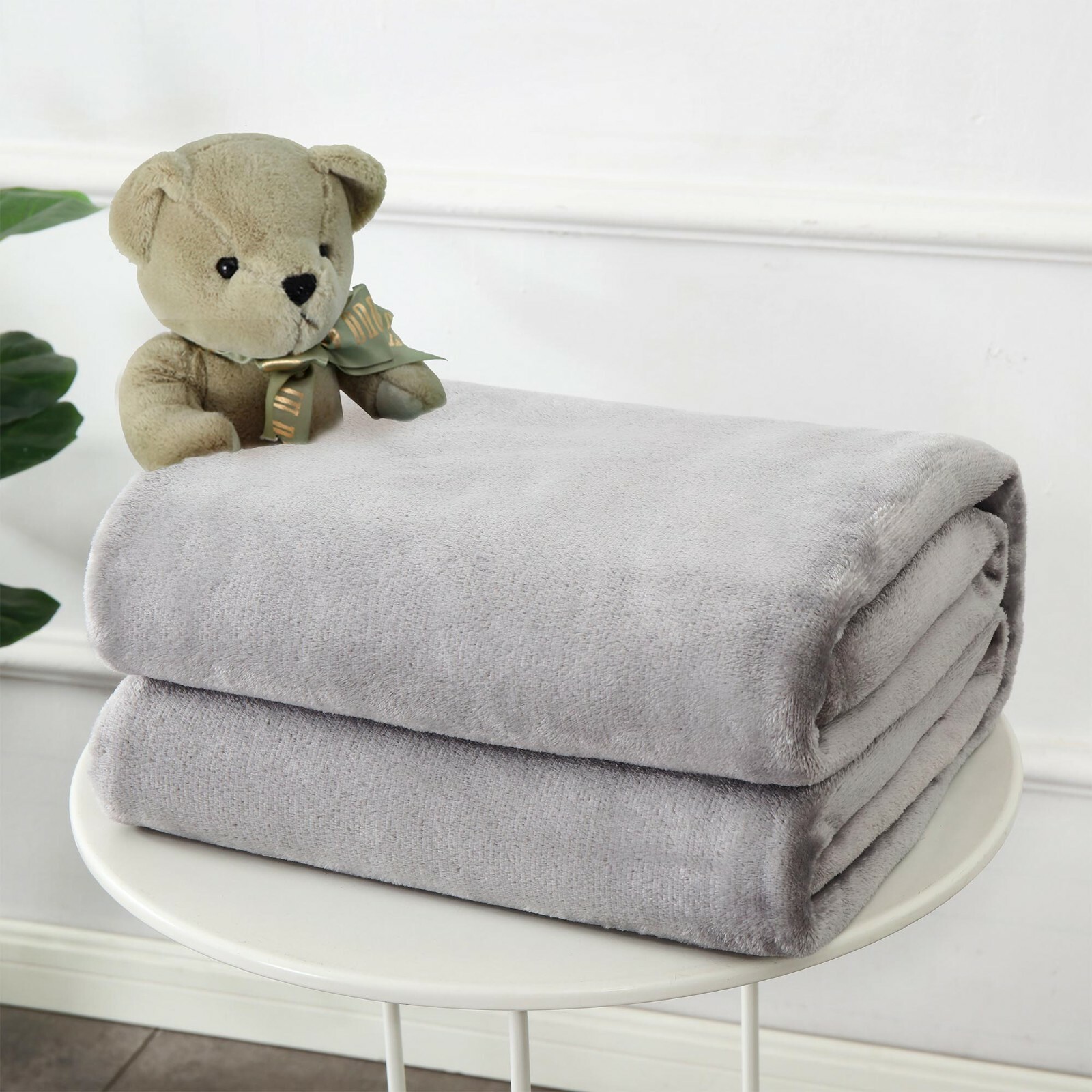 TEDDY BEAR FLEECE THROW OVER BED LARGE BEDSPREAD SOFT CUDDLY WARM BLANKET . eBay