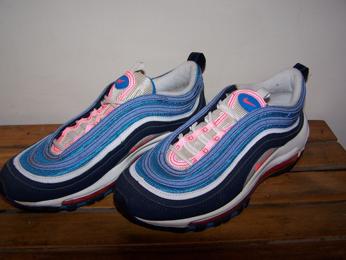 Nike Air Max 97 Blue Orange Trainers Size uk UK
