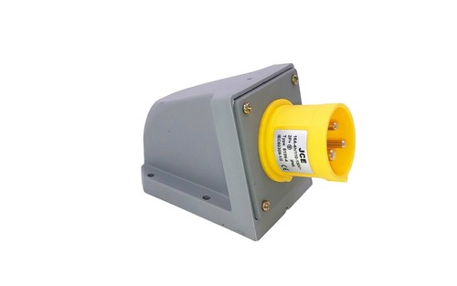110V 3PIN YELLOW PANEL + WALL MOUNTED INDUSTRIAL SOCKETS PLUGS APPLIANCE INLETS - Picture 26 of 31
