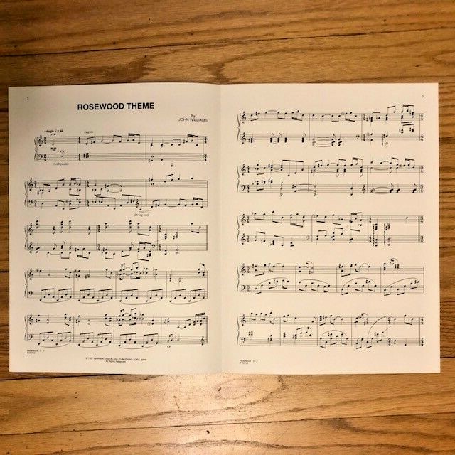 JOHN WILLIAMS '97 THEME ROSEWOOD Ving Rhames Don Cheadle sheet