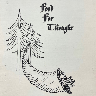 Vintage 1970s Food For Thought Breakfast Lunch Cafe Restaurant Menu