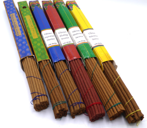 Tibetan Meditation Incense. Non Toxic, Chemical Free, All Natural Incense Sticks - Afbeelding 1 van 10