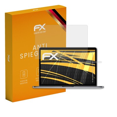 atFoliX 2x Schutzfolie für Apple MacBook Pro 2016 15+Touch Bar matt&stoßfest