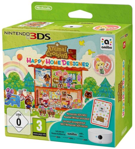 Animal Crossing Happy Home Designer + NFC reader 3DS edizione italiana nuovo - Afbeelding 1 van 1