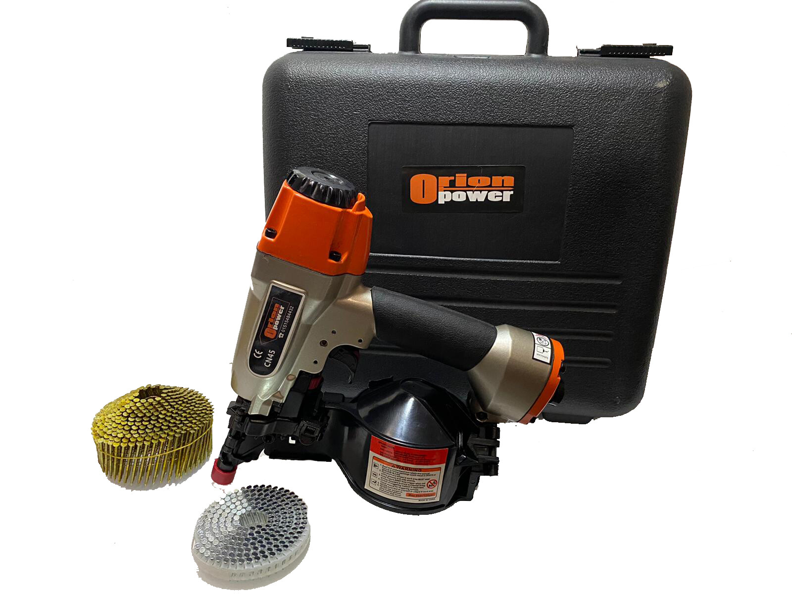 Orion Power CN45 Professional Conical Coil Nail Gun NEXT DAY DELIVERY