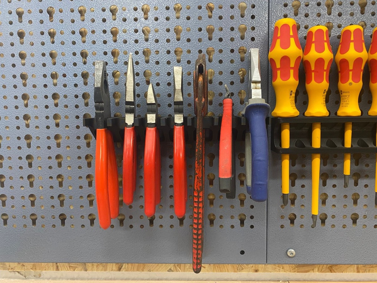 2er Set Werkzeug-Halterungen - Wandhalter Für Zangen Und Schraubendreher