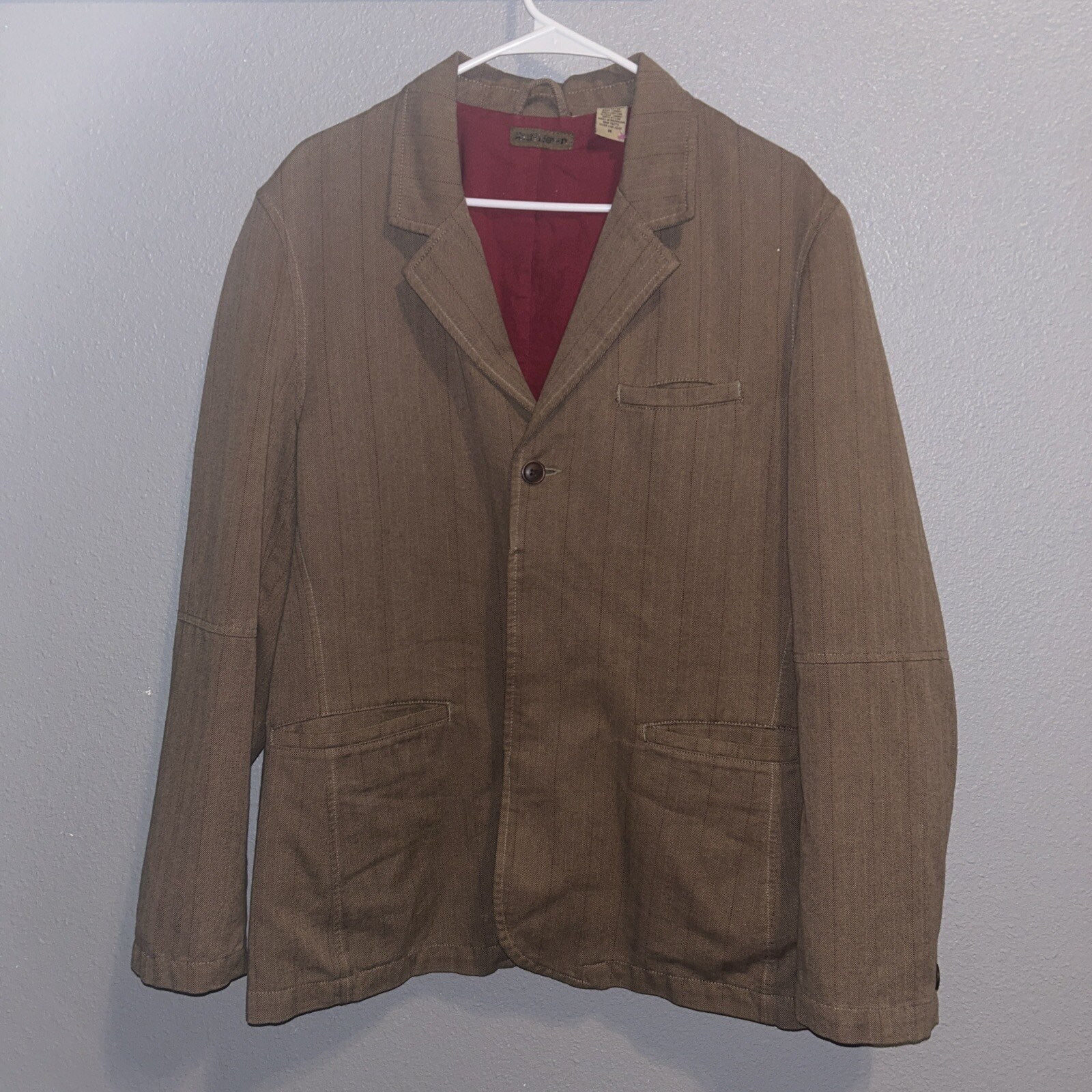 RuffHewn Jacket Medium 3 Button Jacket Button Up … - image 1
