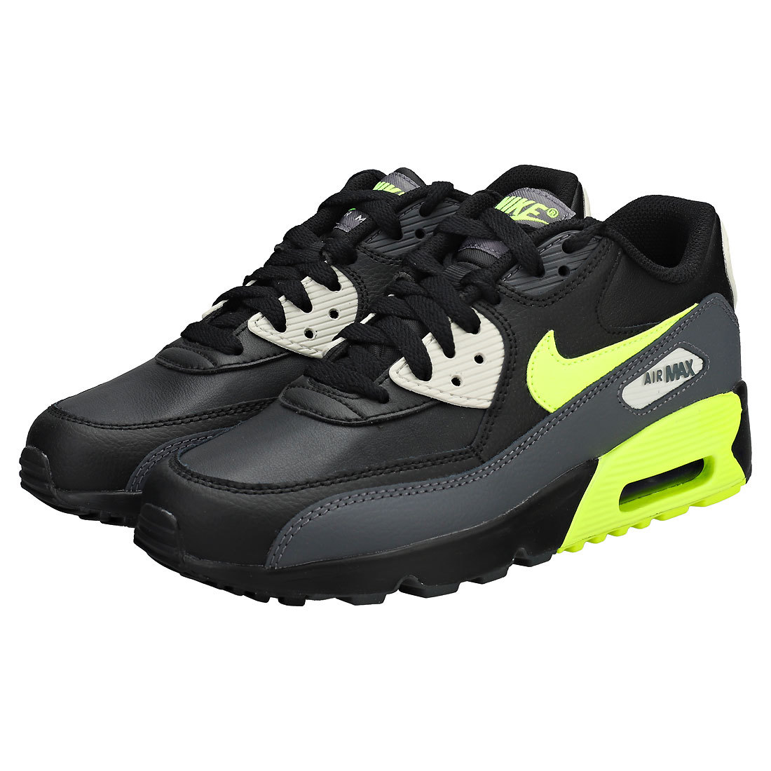 Nike air max 90 (gs), le donne di pelle nera, grigia nera, sintetica dei formatori 336fa4 Nike air max 90 (gs), le donne di pelle nera, grigia nera, sintetica dei formatori 336fa4