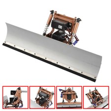 Metal Blade Snow Plow Wservo For 110 Rc Crawler Trx-4 Defenderbroncoblazer
