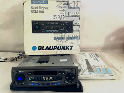 RETRO BLAUPUNKT SAINT TROPEZ RCM 168 RADIO CASSETTE PLAYER W/ MANUAL 4X40W