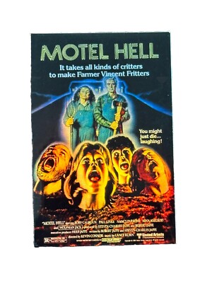 Selectra Mini Horror Vending Machine Sticker Vintage Unused Motel Hell Prism