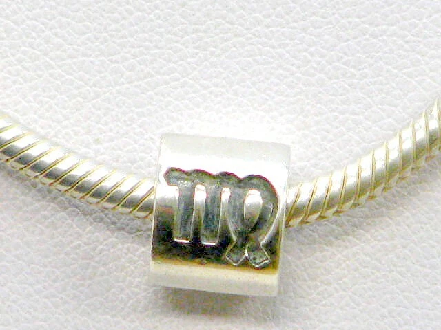 Pandora Charm Element Bead Sternzeichen Jungfrau Virgo Sterling Silber 925 ALE