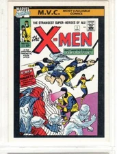 The X-Men #125-M.V.C./1990 Impel Marvel Universe Trading Card