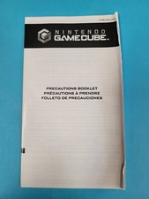 Nintendo Gamecube Health And Safety Precautions Booklet White C/Pm-dol-usa-2