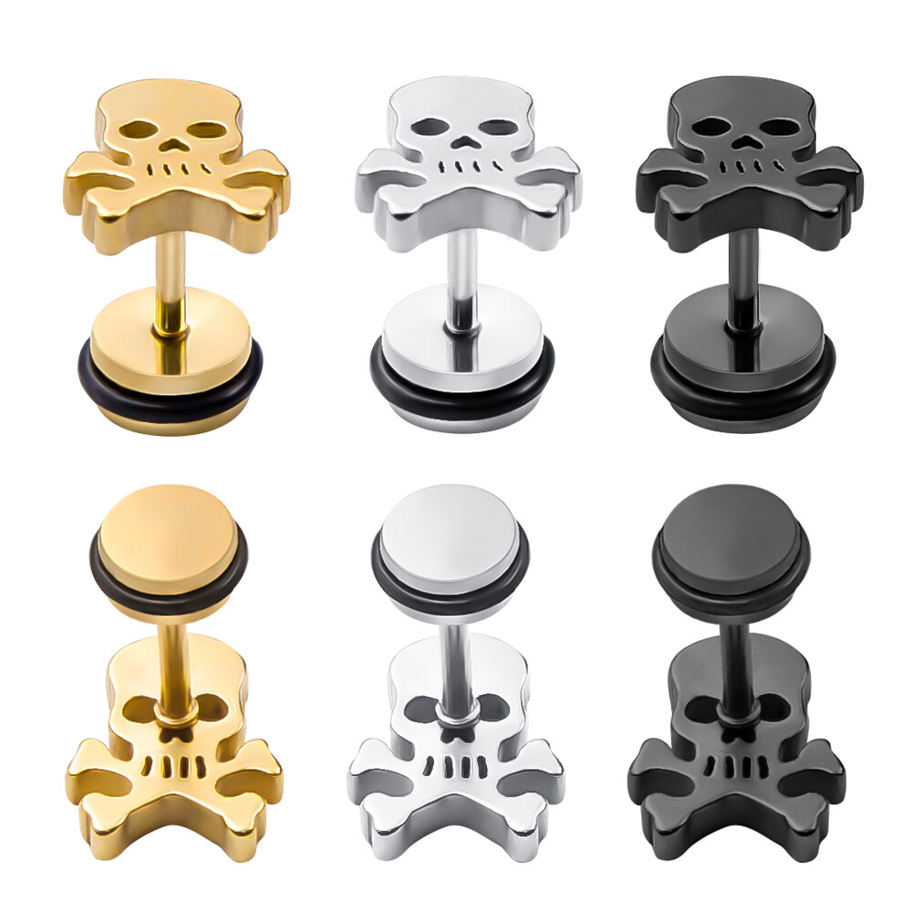 Fake Plug In Acciaio Inox 316L - Piercing Finto Da 5 A 18 Mm