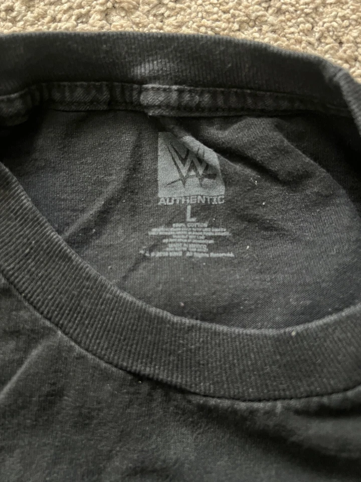 Vince McMahon Authentic WWE Mug Shot Shirt Large L 2018 WWF Brooklyn Police Dept Foto 3 de 3