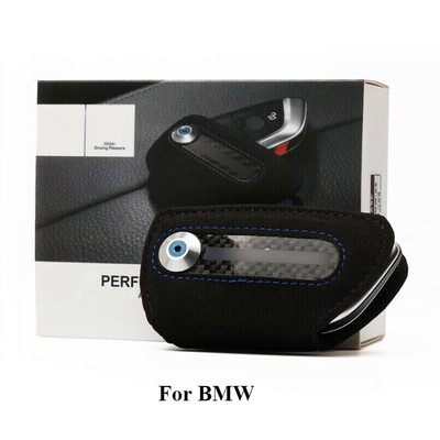 Leather M Performance Car Key Fob Cover Case For BMW X1 X4 X5 X6 5 7 Series 1Pcs