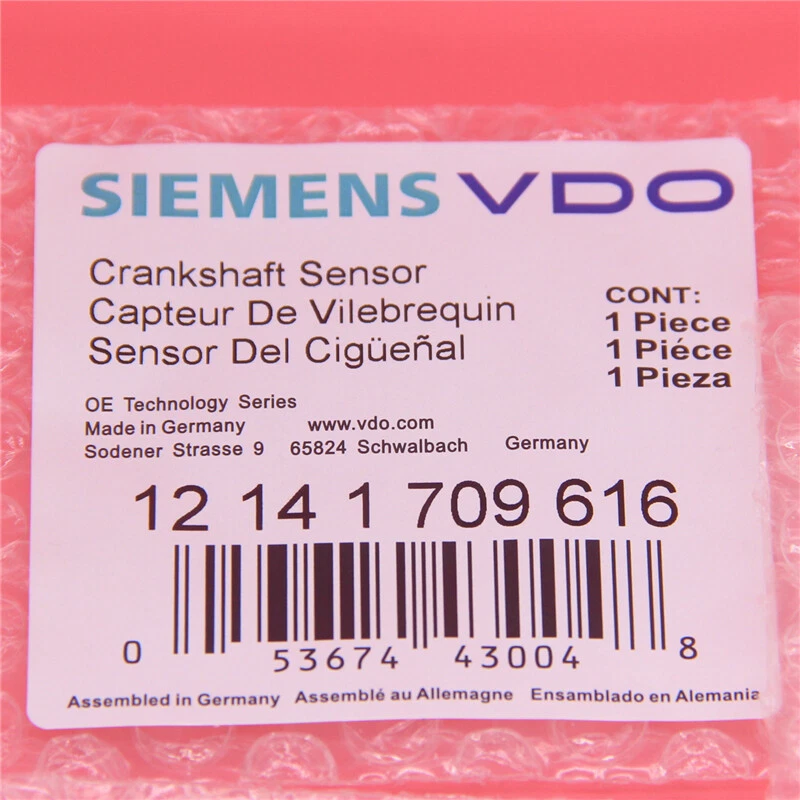 Set of 2 Engine Camshaft & 1 Crankshaft Position Sensors fit BMW 325Ci 2001-2005 - Image 3 of 4