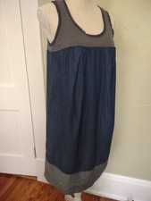 SIMPLY VERA VERA WANG Blue Denim Colored Dress Women's SMALL