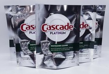 Cascade Platinum Dishwasher Cleaner Fresh Scent 6 individual Packs 6 months