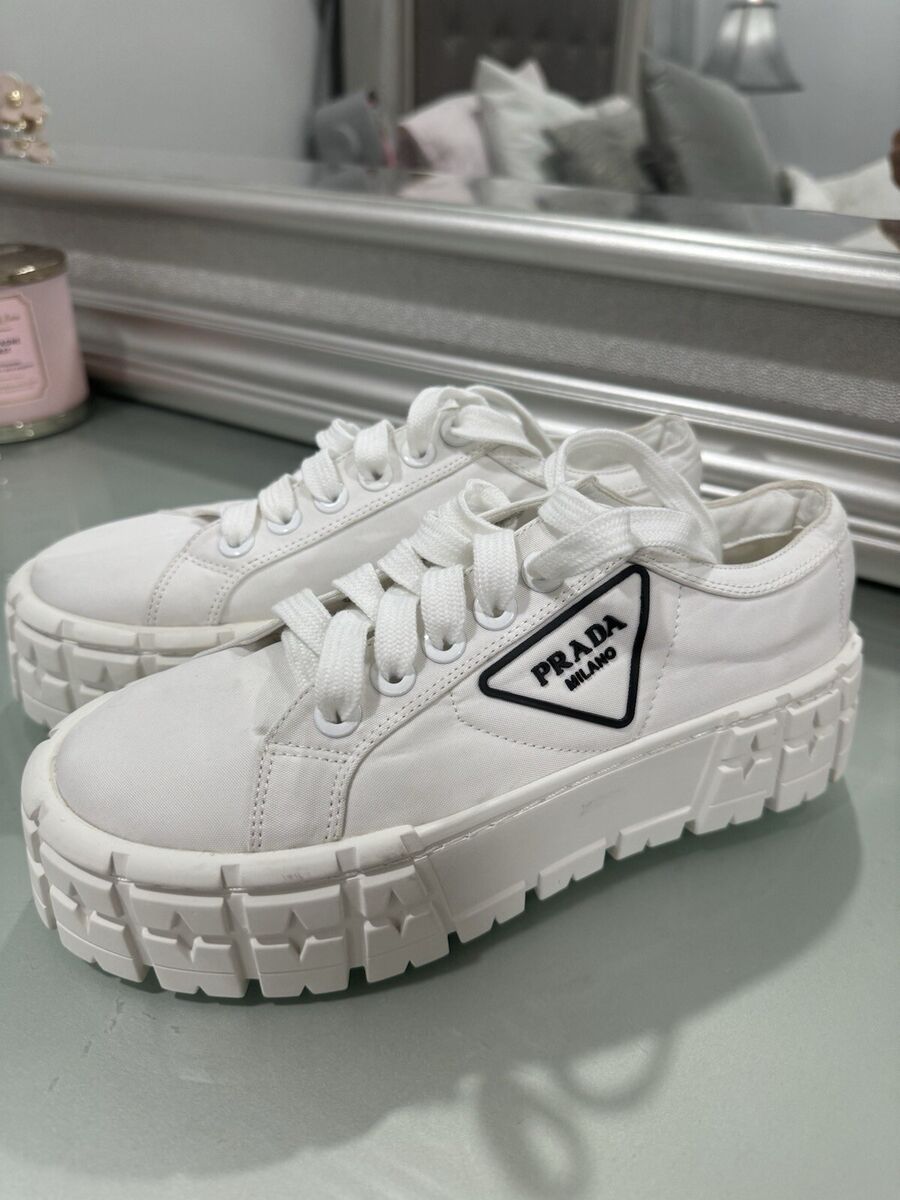 【送料&関税込】Prada Gabardine Wheel Sneakers double wheel re/nylon gabardine sneakers PRADA | eBay