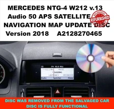 Map update DVD for Mercedes Benz NTG4 212 v13 AUDIO 50 APS navigation - USED !