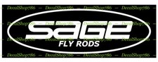 Sage Fishing Rods Ii - Outdoor Sports - Vinyl Die-cut Peel N Stick Decals