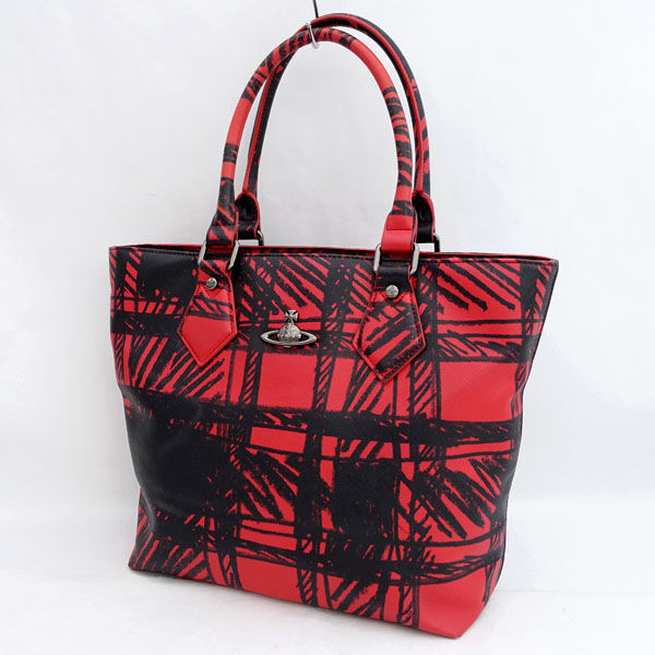 Vivienne Westwood anglomania tote bag PVC orb red black orb / | eBay