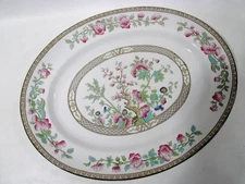 Antique SAMPSON BRIDGWOOD Anchor SBS Ironstone INDIAN TREE 15.75" Oval Platter