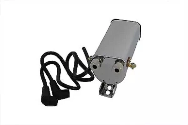 Bobina cromada réplica V-Twin 6 voltios para Harley Davidson 32-7521 Foto 2 de 4