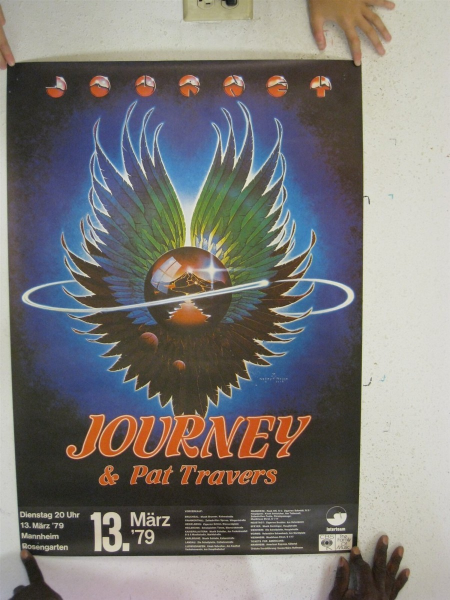 Journey Poster German Tour 1979 Steve Perry Gregg Rolie Neal