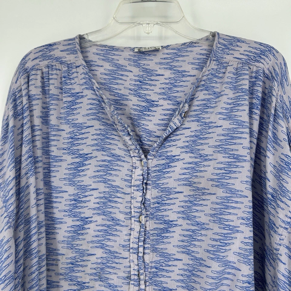 Рубашка для сна Intimate Free People Blooms For You синяя увеличенного размера богемное платье размер S - Изображение 4 из 4