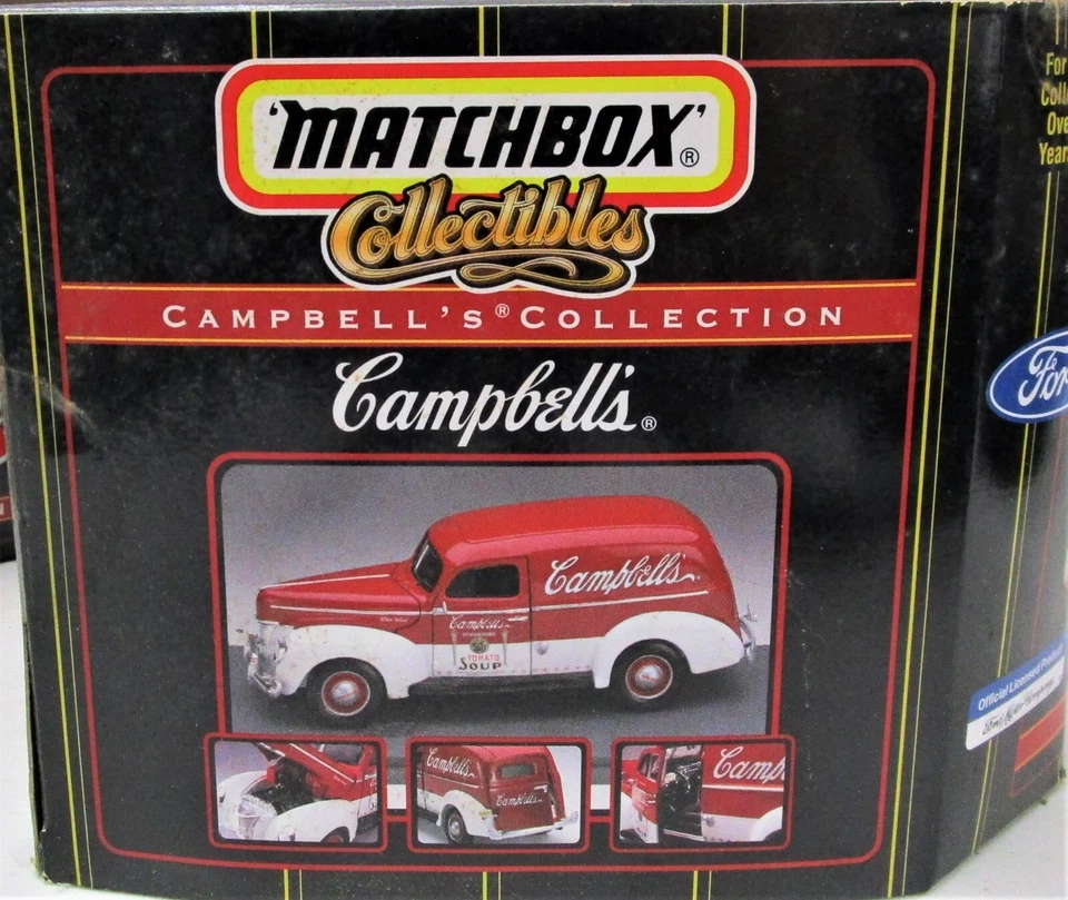 SET OF 2: Matchbox Campbell's and Coca-Cola 1940 Ford Delivery Sedans - Image 3 of 4