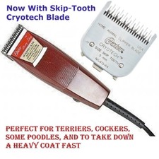 Oster 113 Pivot Professional Clipper Quiet Whisper W/ Skip-Tooth Cryotech Blade