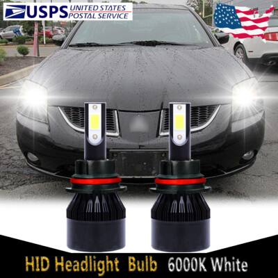 For Mitsubishi Galant 2004-2006 - 2X 9007 LED Headlight Bulbs High/Low Beam C9B