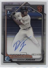 2024 Bowman Draft Chrome Prospect Refractor 482/499 Dakota Jordan #CPA-DJ Auto