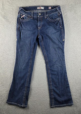 Ariat Work FR Flame Resistant Jeans Womens 30S Midrise Boot Cut HRC2 Blue Denim