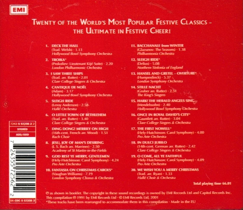 A Classic Christmas - The Ultimate Collection (CD) sehr guter Zustand !! - Bild 2 von 2