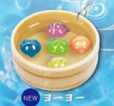 Gasha J Dream Mini Ice Bucket Charm 2 Capsule Toy Yo Yo