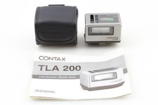 Contax TLA 200 Silver Shoe Mount Flash for G1 G2 Camera w/ Case Instructions