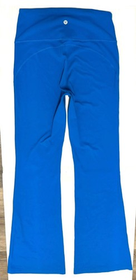 #ad #ad Lululemon Pants Leggings 8 Royal Blue High Rise Bootcut Yoga Flare 33.5quot; Inseam $45.00