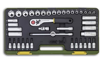PROXXON Steckschlüssel-Garnitur 3/8'' 47-teilig Nr. 23282