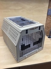 NylaBone Collapsible Folding Medium Dog/Cat Crate Carrier Kennel 21  X 16  X 15  