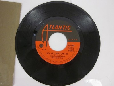 LED ZEPPELIN IMMIGRANT SONG B/W HEY HEY WHAT CAN I DO 45 WITH
