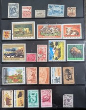 Cow Image Worldwide Stamps. 24 stamps (7 unused/17 used) from 14 countries.